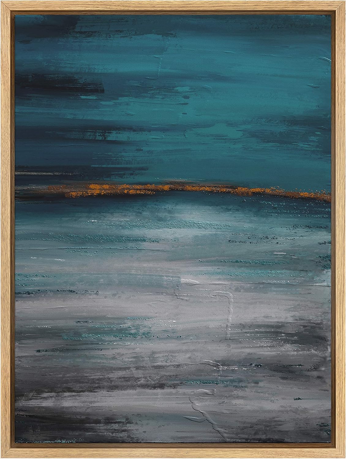 24x36 Framed Canvas Wall Art Abstract Texture R886