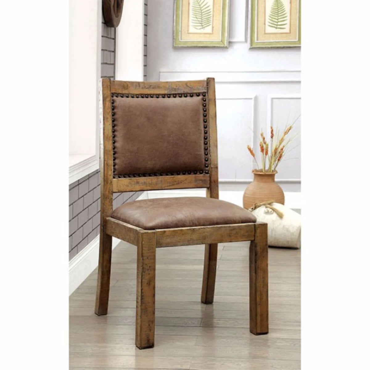Rustic Pine Side Chair R94567