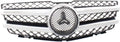 Black Shell & Insert Grille Assembly with Chrome Molding and Aluminum Trim W15692