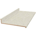 White Laminate Countertop with Backsplash H16624