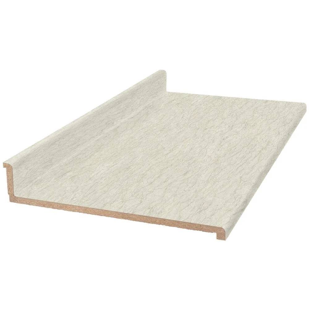 White Laminate Countertop with Backsplash H16624