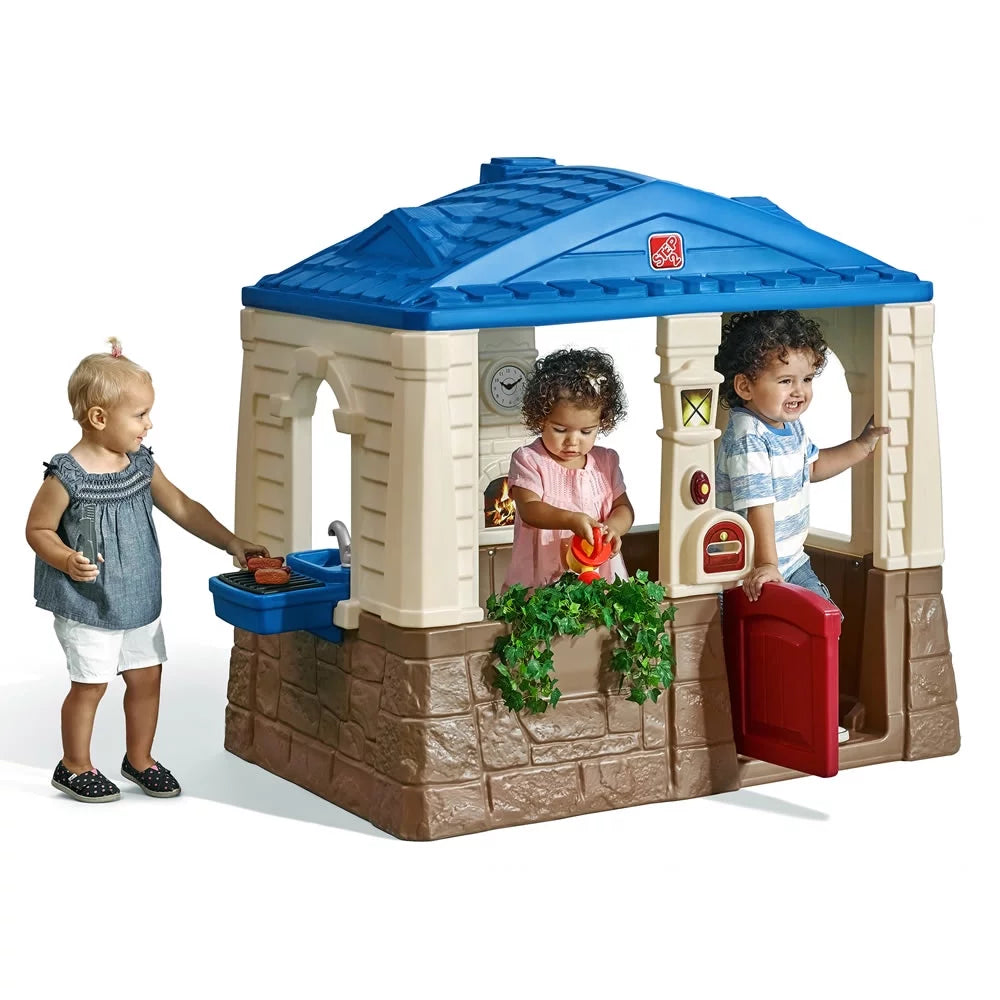 Brown Plastic Kids Playhouse K479594