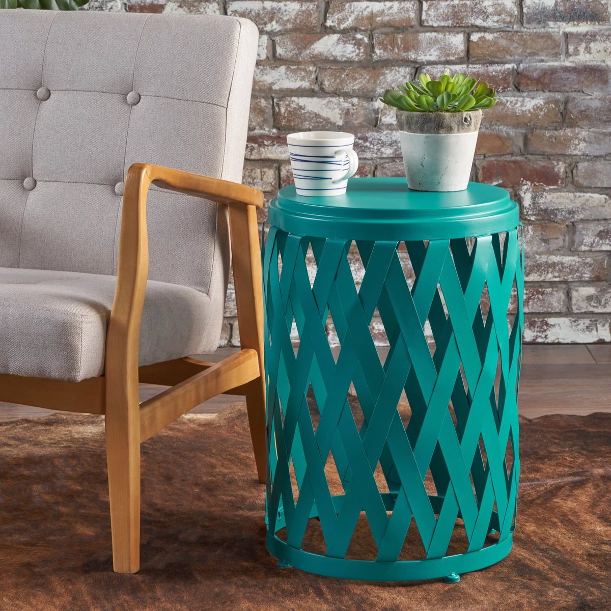 Iron Side Table H8035