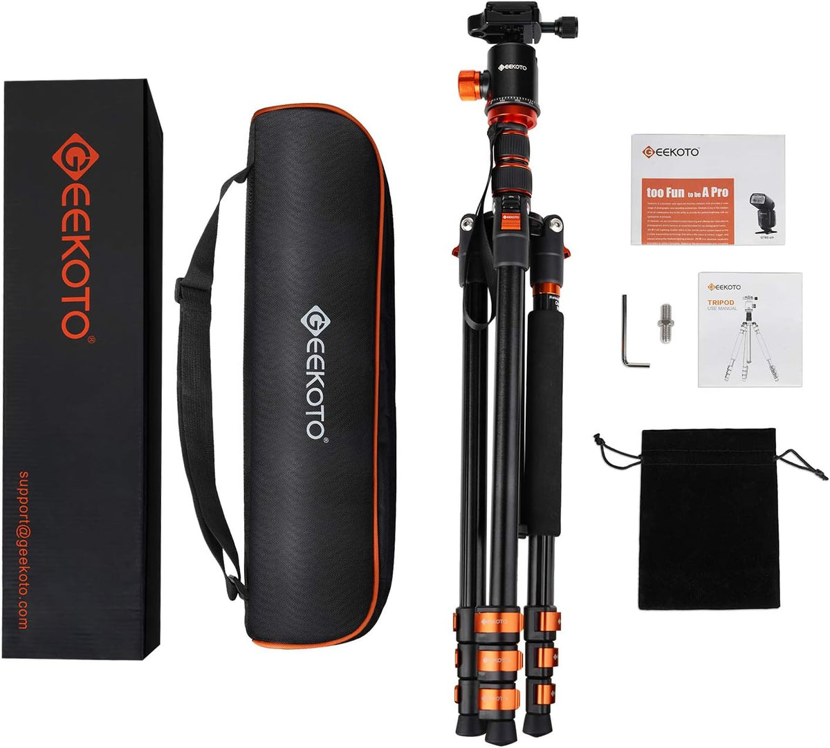 Compact Aluminum Camera Tripod with 360° Ball Head P26419