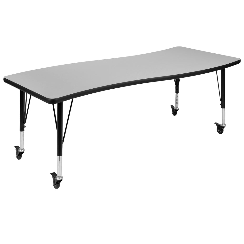 Mobile Rectangular Collaborative Activity Table I39063