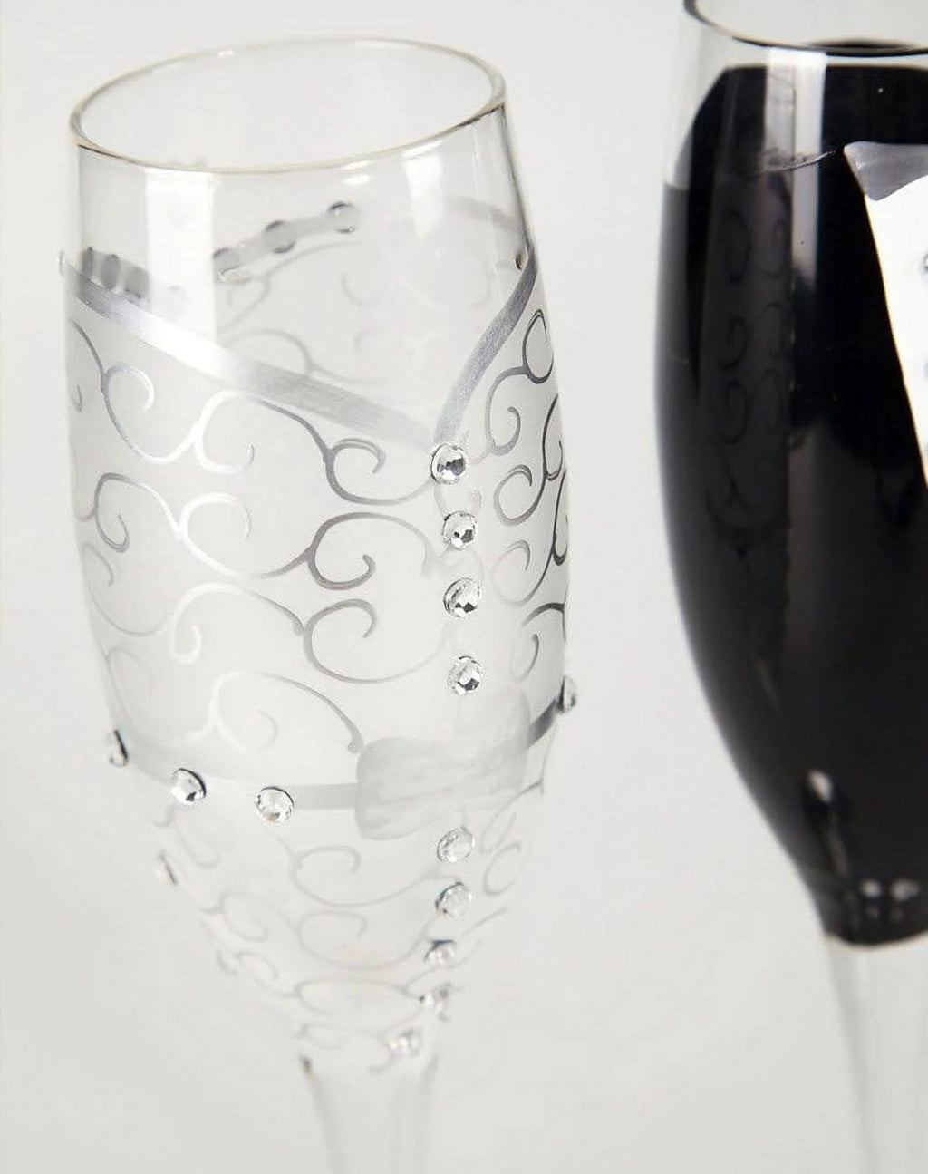 8 Oz. Wedding Champagne Toasting Flute Glasses, Set Of 2 L531607