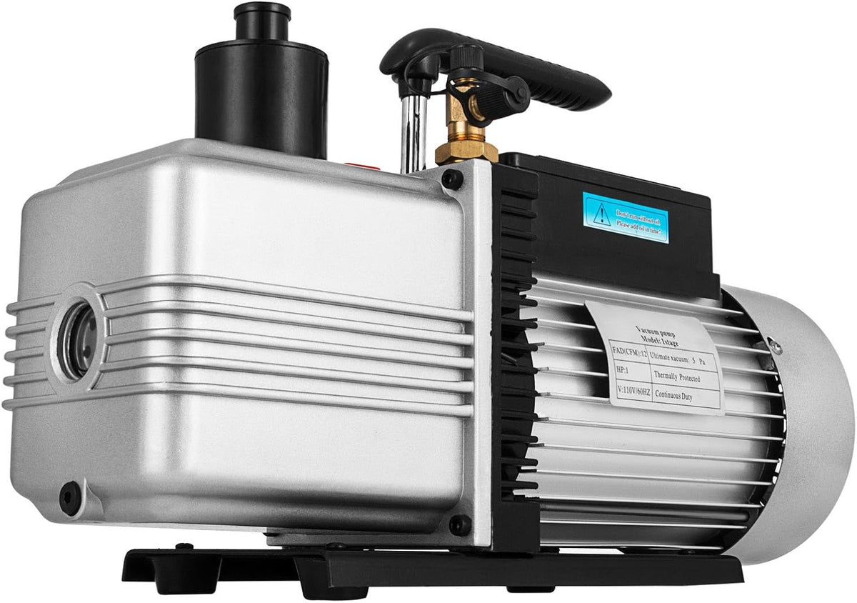 12CFM 1 HP Single Stage Rotary Vane Vacuum Pump K719