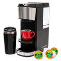 Single Serve Coffee Maker with 14oz Travel Mug D474