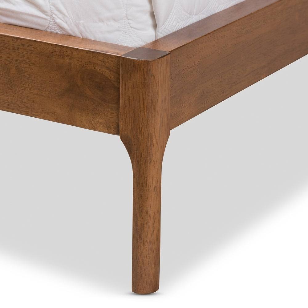 King Grey Fabric Platform Bed U843