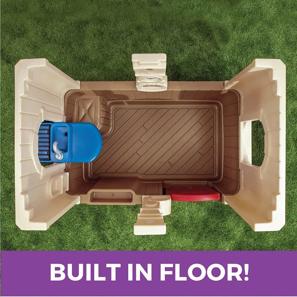 Brown Plastic Kids Playhouse K479594