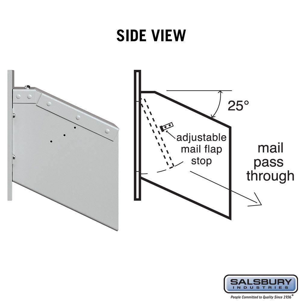 Aluminum Mail Drop V59545