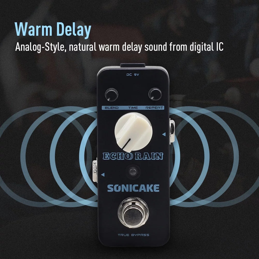 Analog-Style Hybrid Digital Delay Guitar Effects Pedal B4684