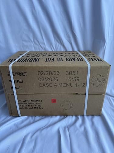 Factory Sealed Case MRE (Meals Ready to Eat) H436