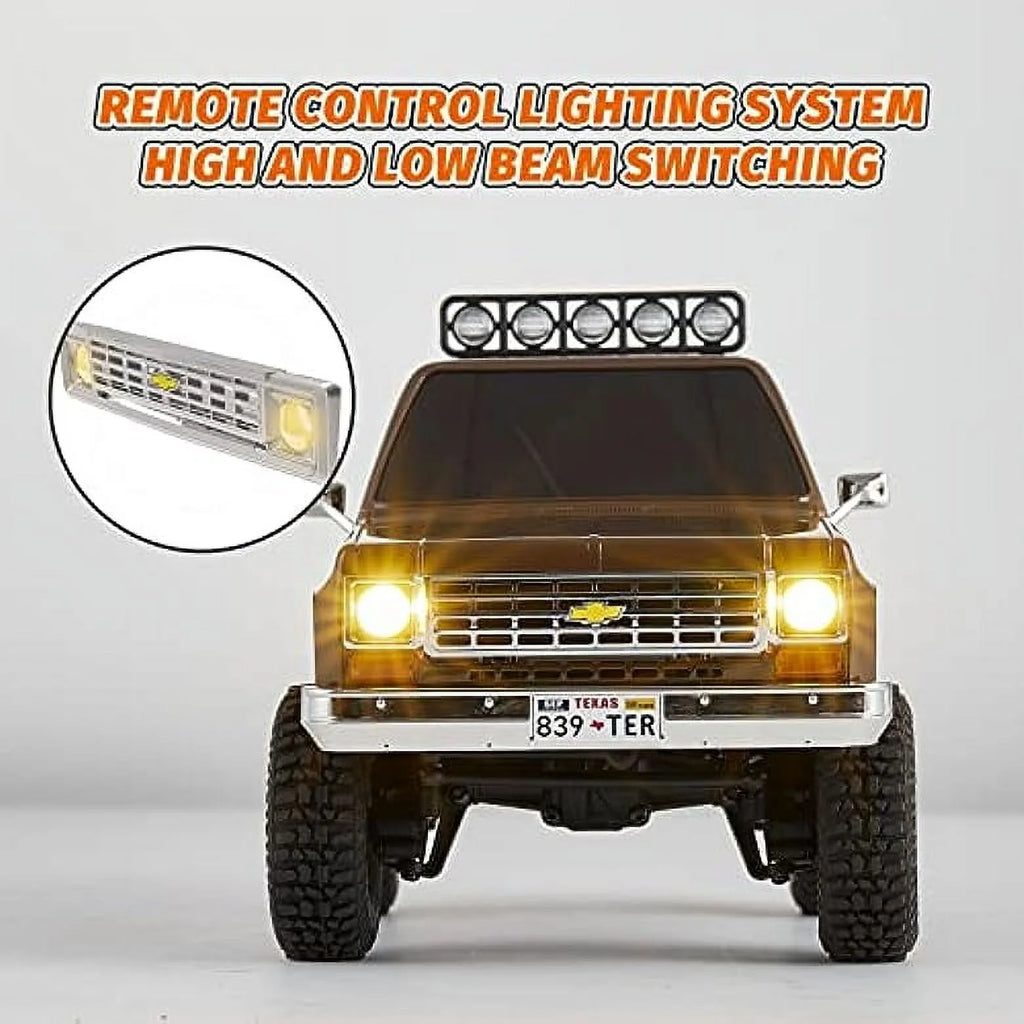 Black 1/24 RC Crawler 4WD Off-Road RC Model W801
