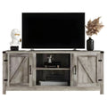 Modern Farmhouse Barn Door TV Stand Y28609