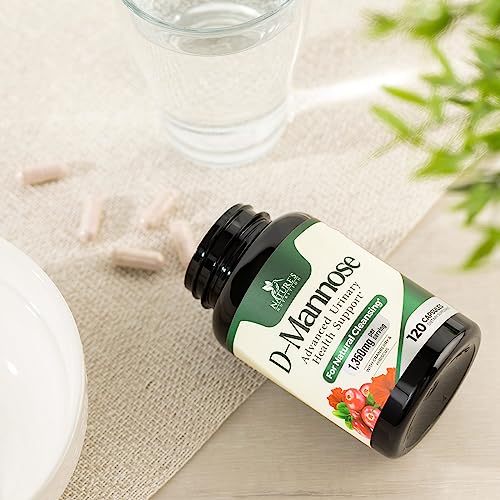 180 Capsules D-Mannose & Cranberry Extract 1350mg D353