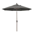 Patio Umbrella with Aluminum Pole Aluminum Ribs Auto Tilt Crank Lift T4772