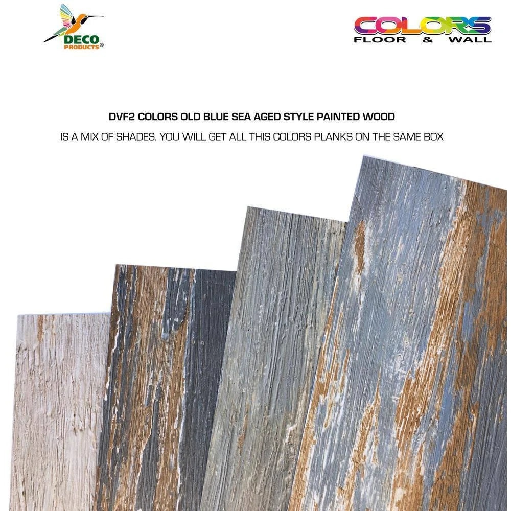 Old Blue Sea Aged 6 in. x 36 in. Luxury Vinyl Plank A567717