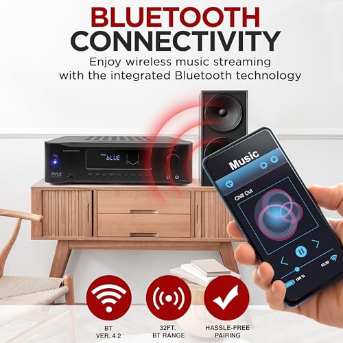 1000 Watt Bluetooth Stereo Amplifier Q5090