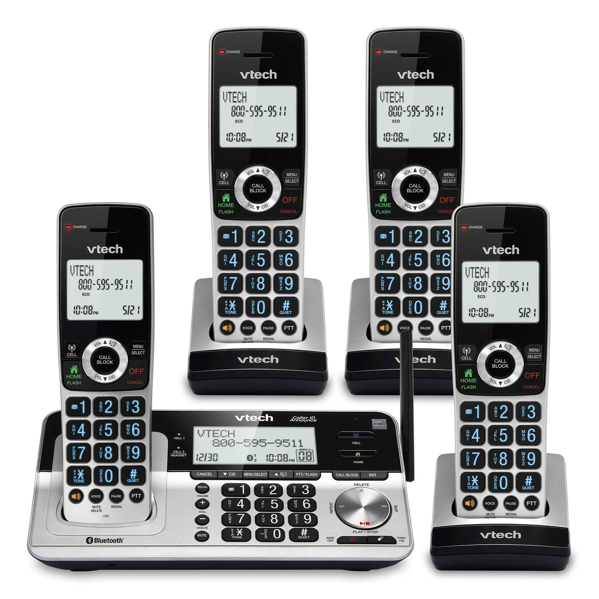 4 Handset Cordless Phone with Call Blocking P145903