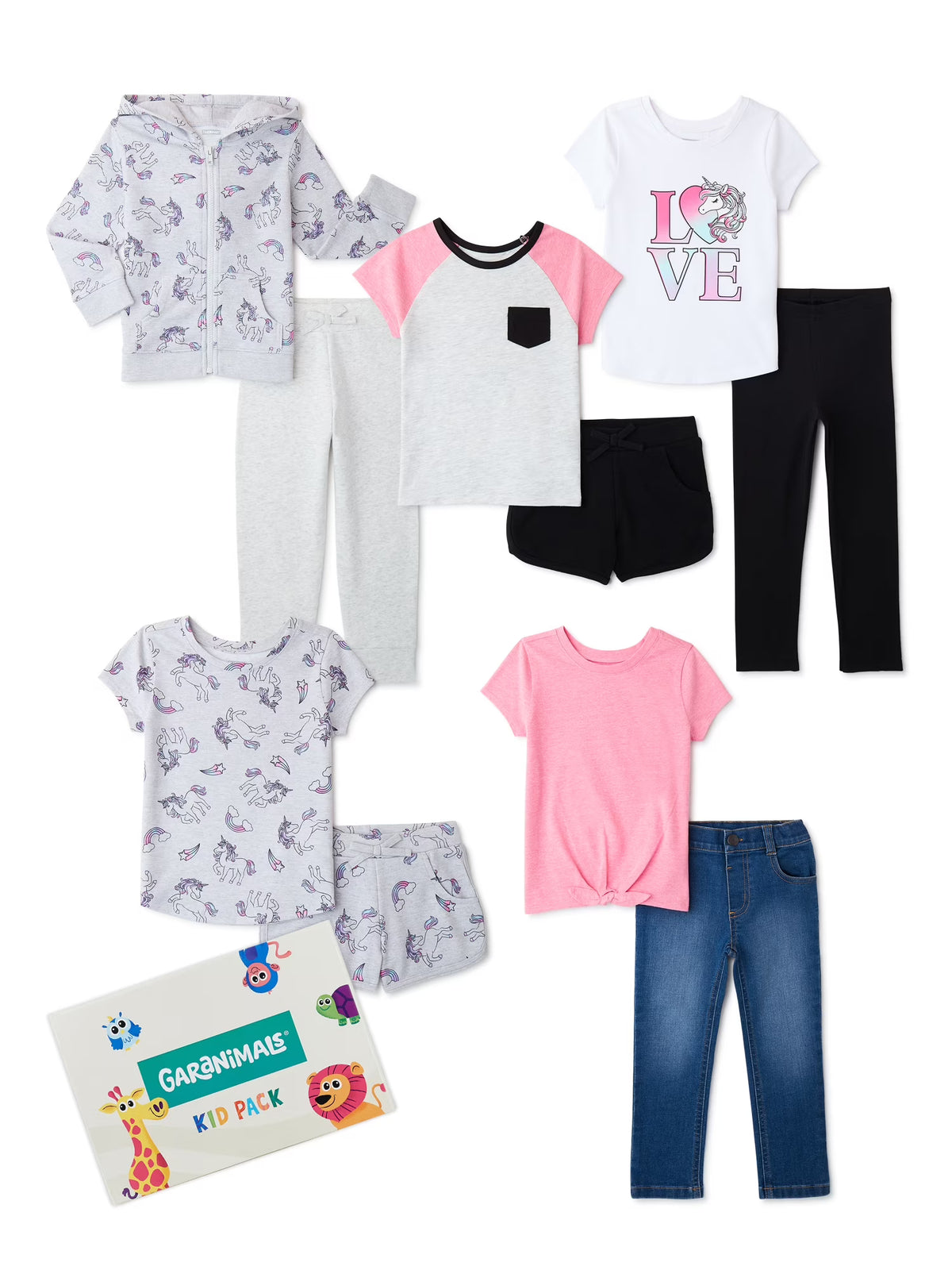 10-Piece Baby and Toddler Girls Outfits Set T7384
