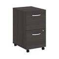 2 Drawer Mobile File Cabinet, Storm Gray Q3943