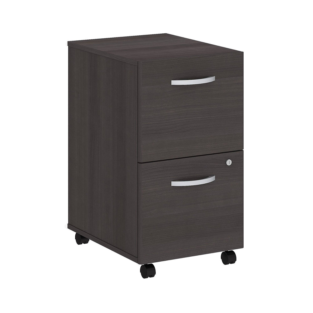 2 Drawer Mobile File Cabinet, Storm Gray Q3943