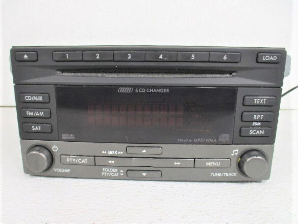2009-2013 Subaru Forester MP3 6 CD Audio Satellite Radio Receiver OEM C8940