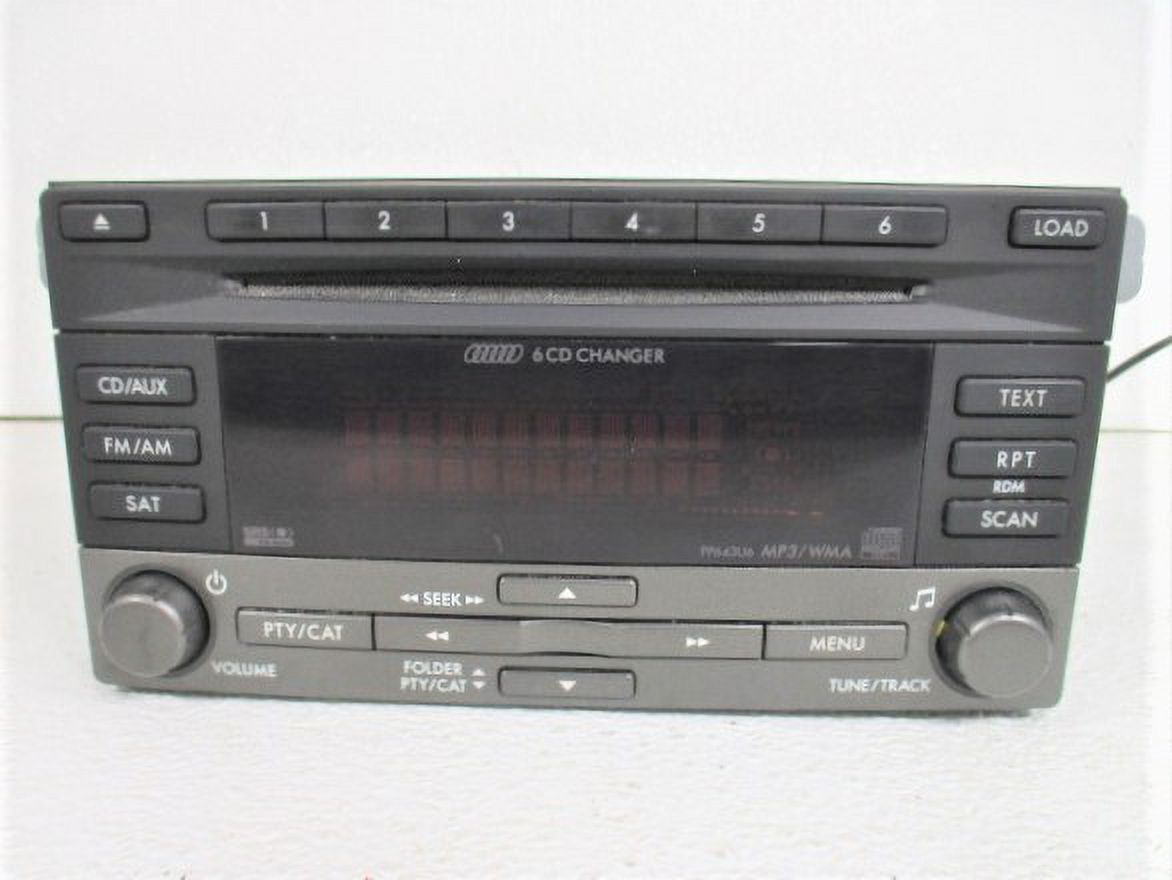 2009-2013 Subaru Forester MP3 6 CD Audio Satellite Radio Receiver OEM C8940