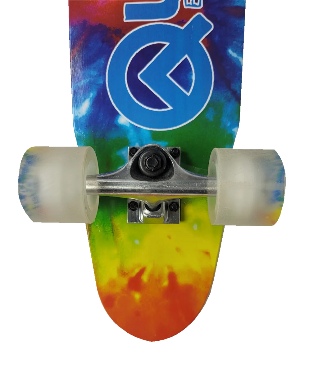 Trippy Hardwood Maple Cruiser Skateboard with ABEC-7 Bearings D620