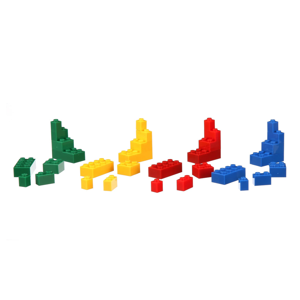 216 Pieces Blue Green Red Yellow Toy Building Block W112865