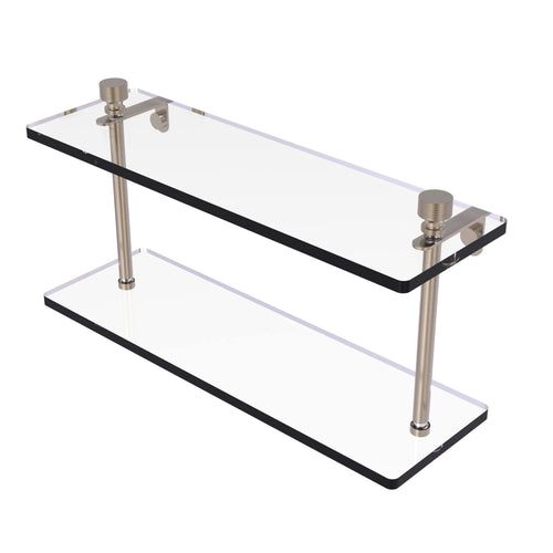 16 inch Two Tiered Glass Shelf S533445