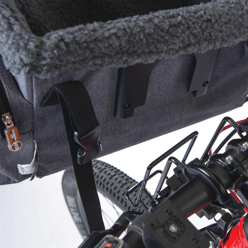 Gray Pet Travel Bike Basket K254097
