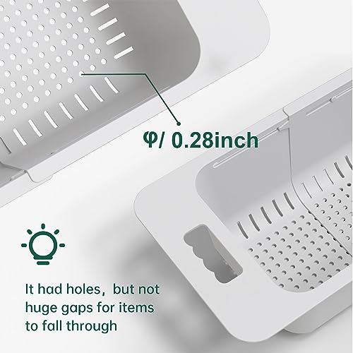 White Expandable Freezer Storage Bins 2-Pack R411288