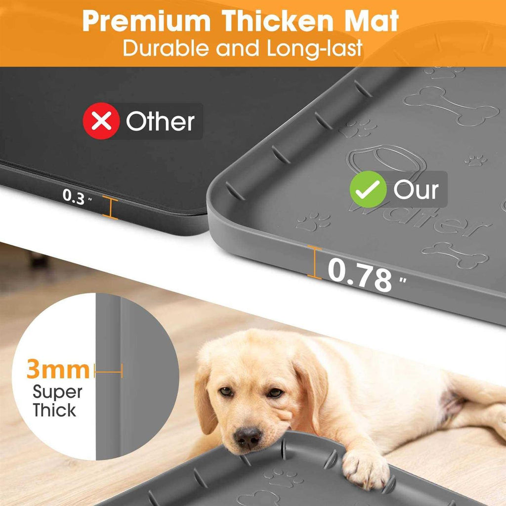 Silicone Dog Food Mat with Pocket C97223