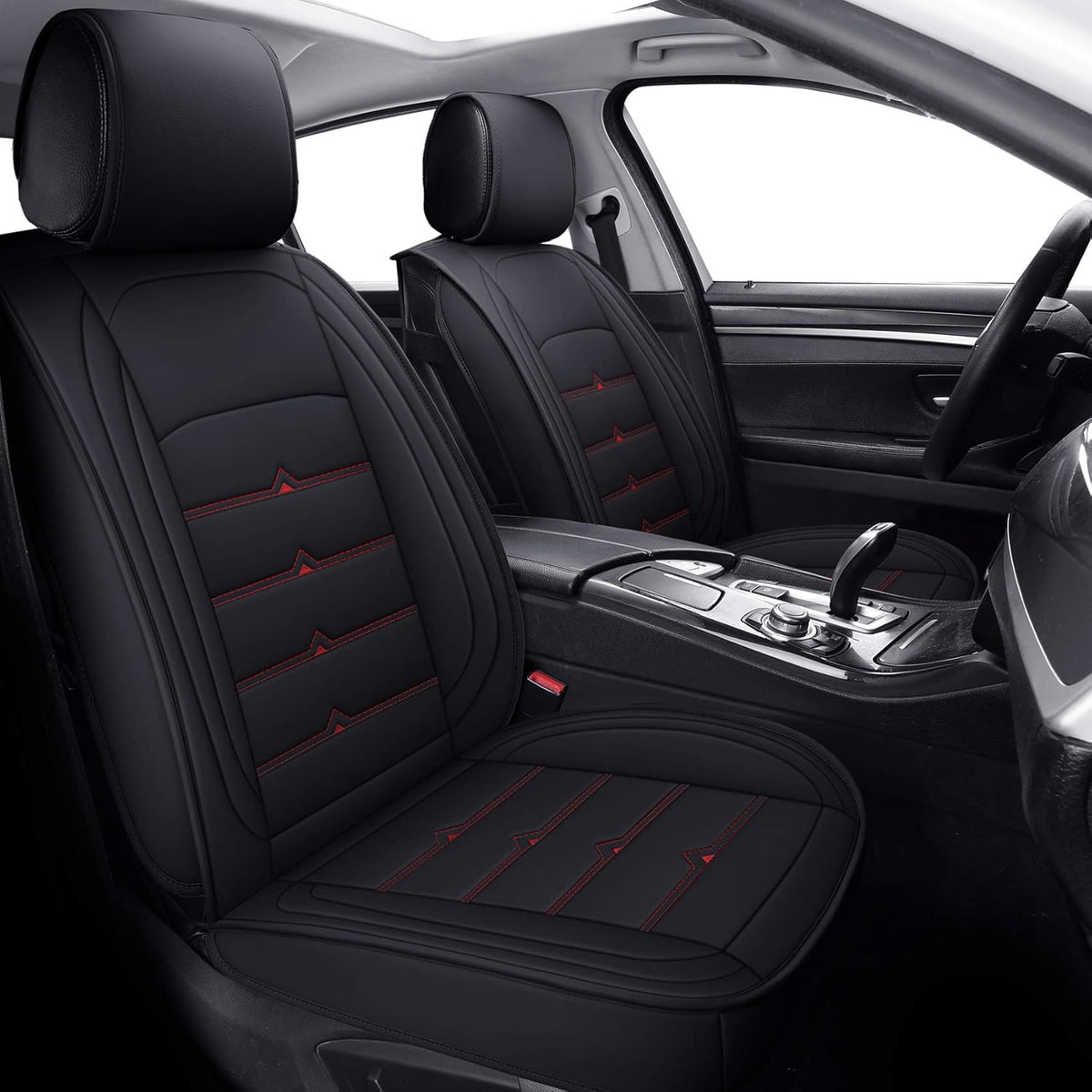 Waterproof Faux Leather Full Set Car Seat Covers F56402