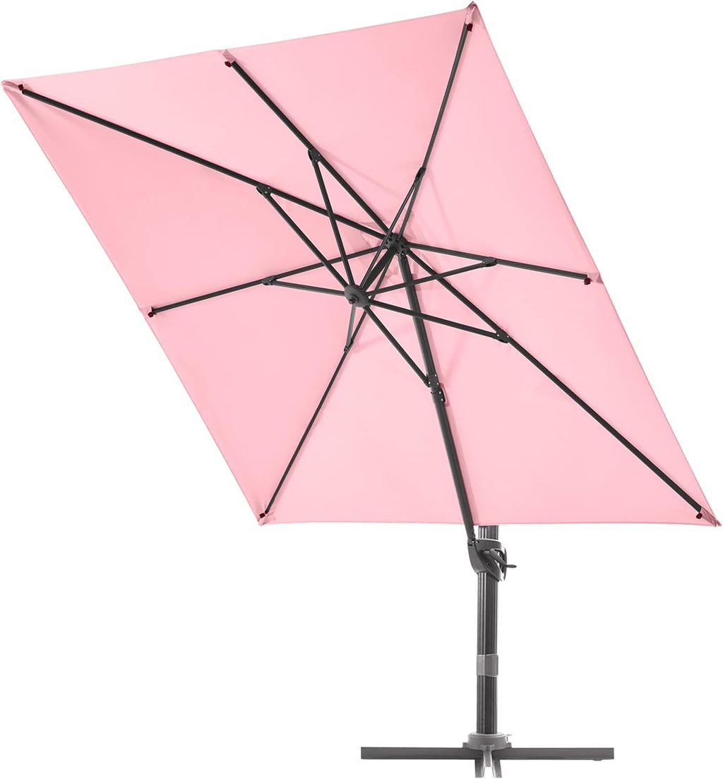 9x9 ft. Square Aluminum Cantilever Umbrella Y8953