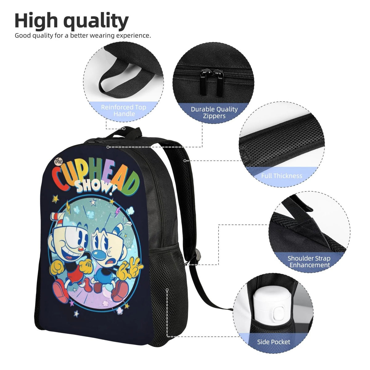 Lightweight Unisex Daypack Backpack U4522