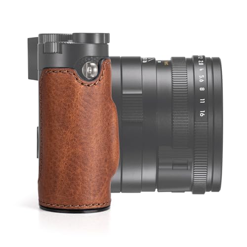 Genuine Leather Camera Case with Bottom Hole S7571