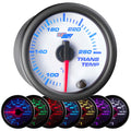 White 7 Color 260 F Transmission Temperature Gauge Kit 2-1/16" 52mm Pack of 2 N55187