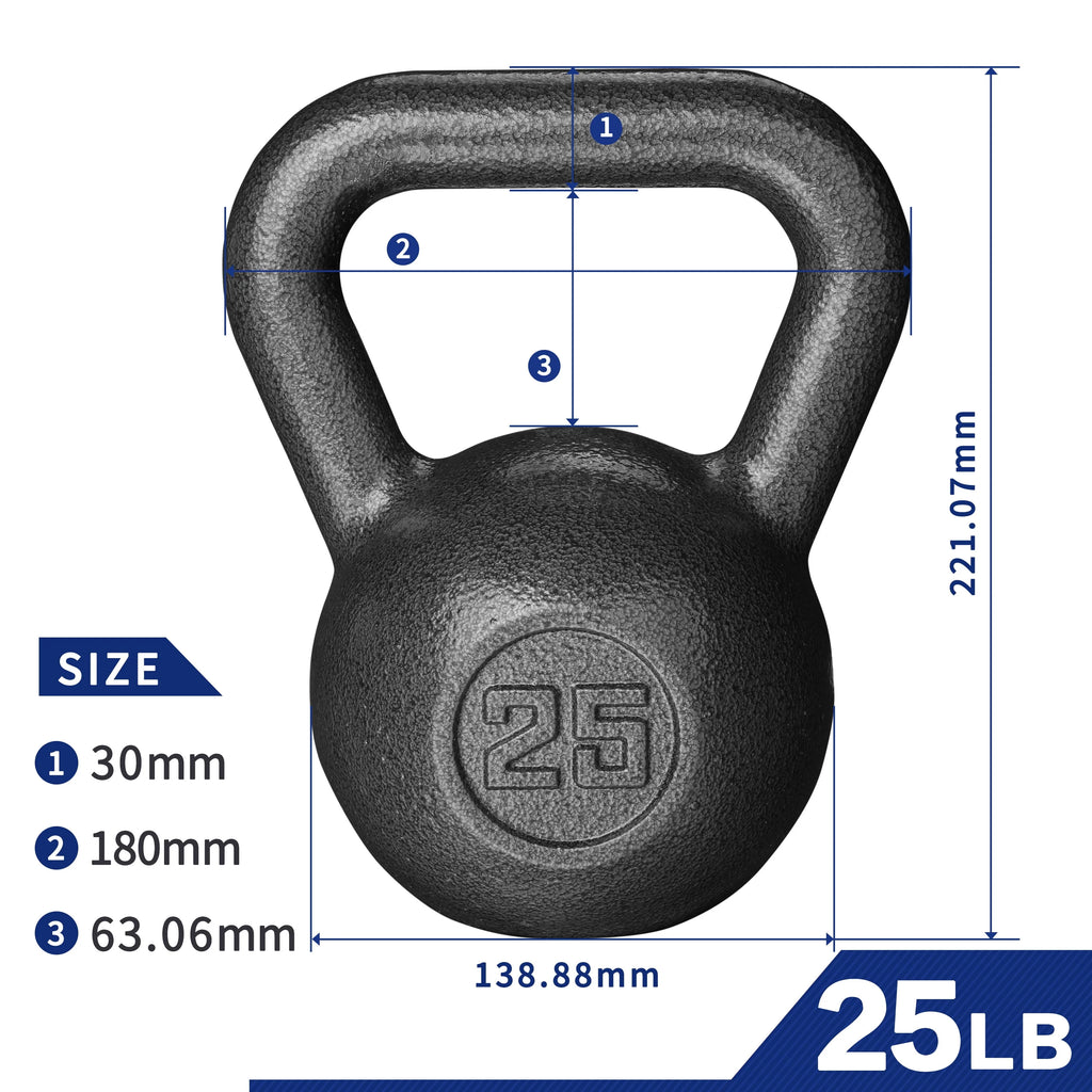 25lb Casting Iron Kettlebell R420562