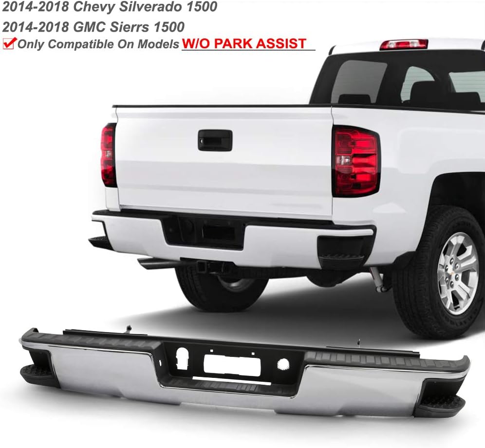 Chrome Rear Step Bumper Assembly K56876