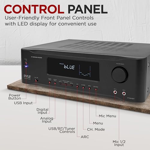 1000 Watt Bluetooth Stereo Amplifier Q5090