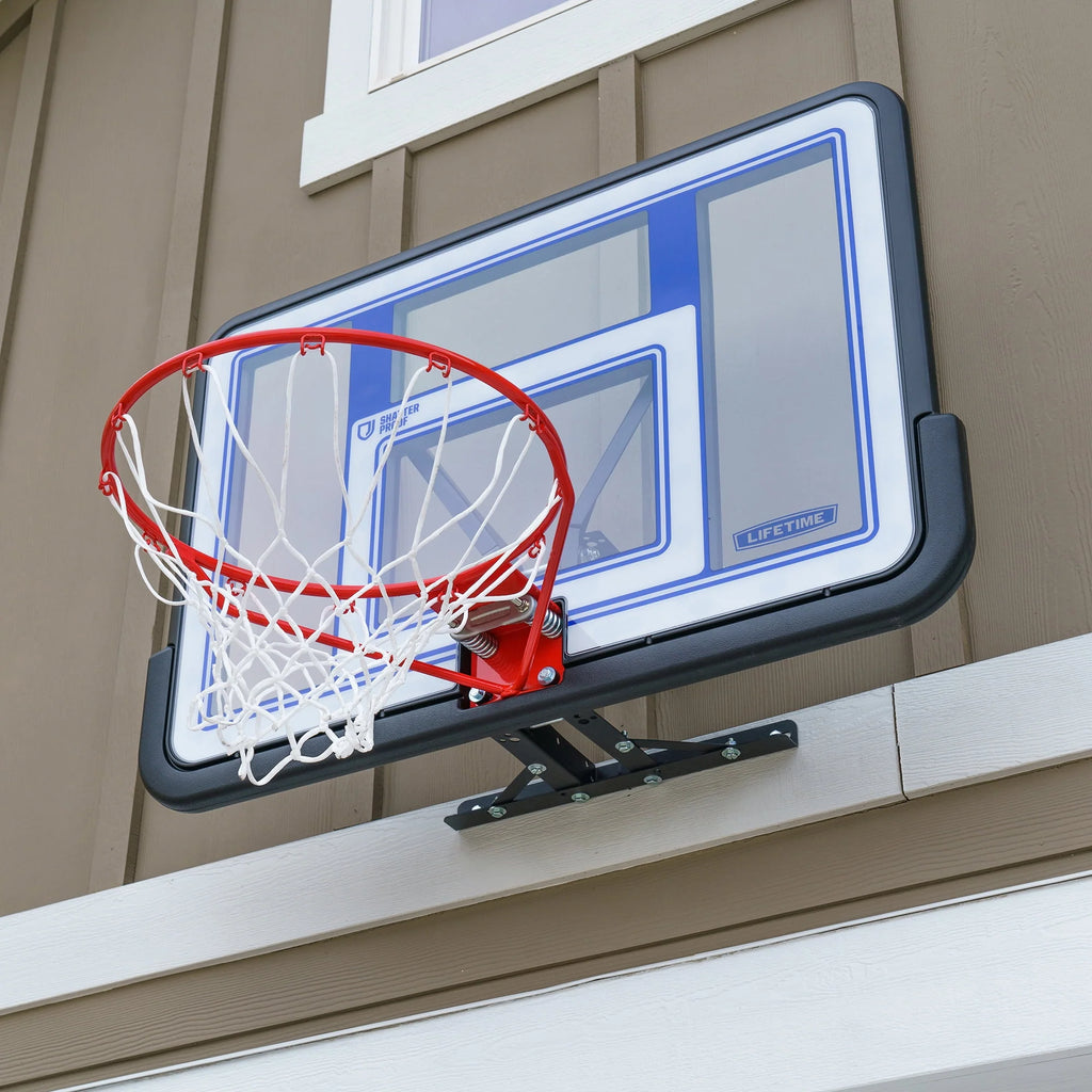 44 inch Polycarbonate Basketball Backboard and Rim Combo E308