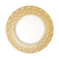 Glass Charger Plate Set of 4 Gold E52219
