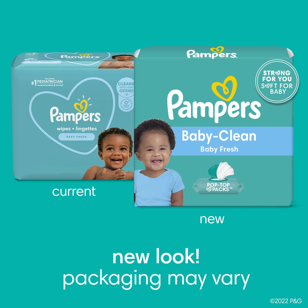 Baby Fresh Scented Pop-Top Wipes 432 Count F221