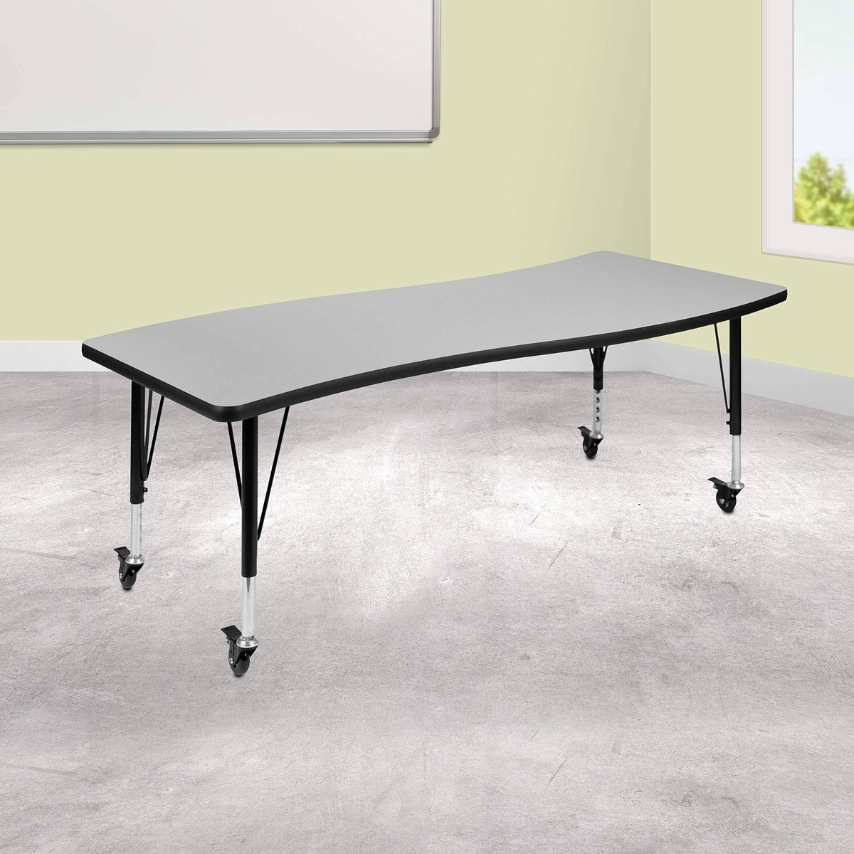 Mobile Rectangular Collaborative Activity Table I39063