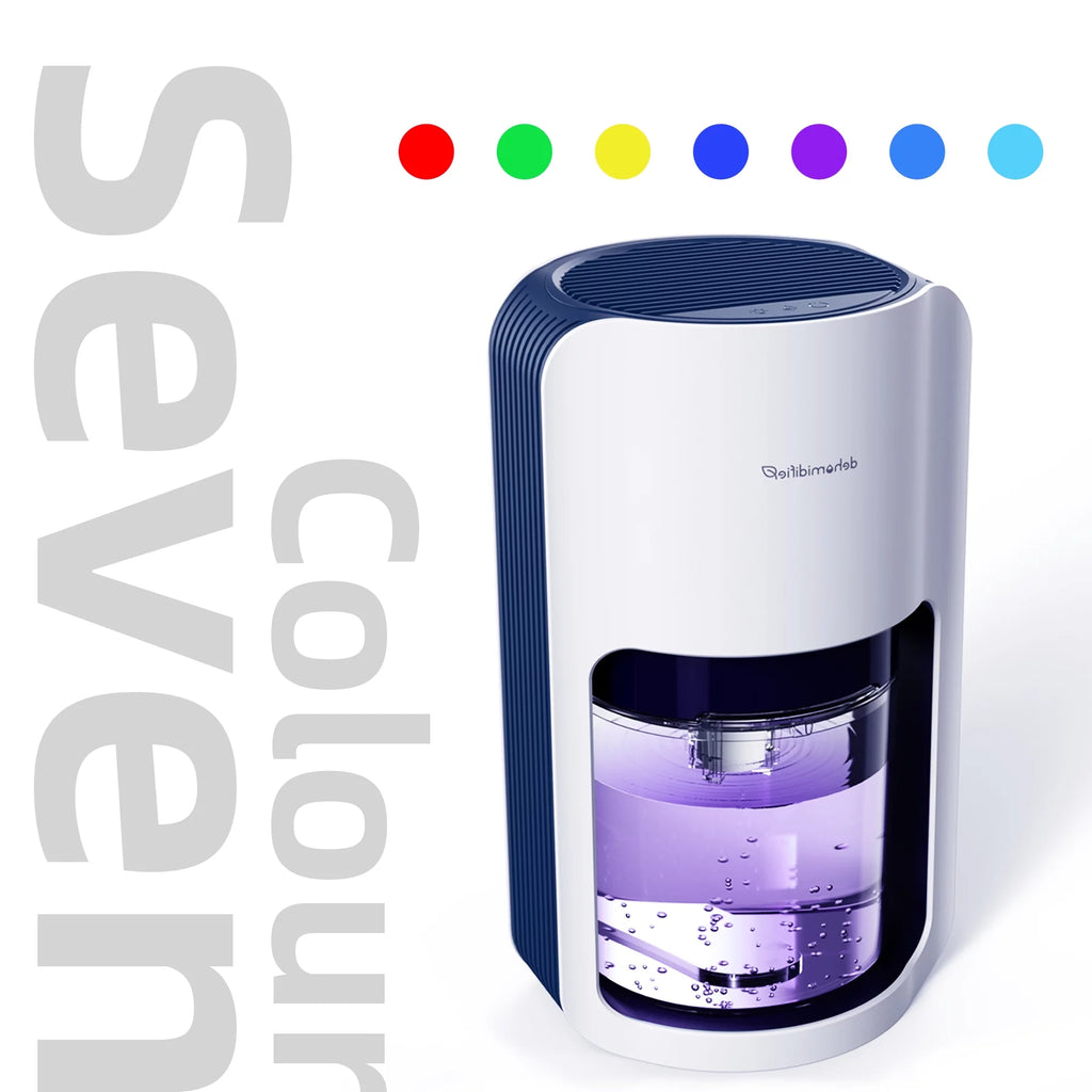 1200ml Ultra Quiet Dehumidifier with Automatic Defrosting W70948