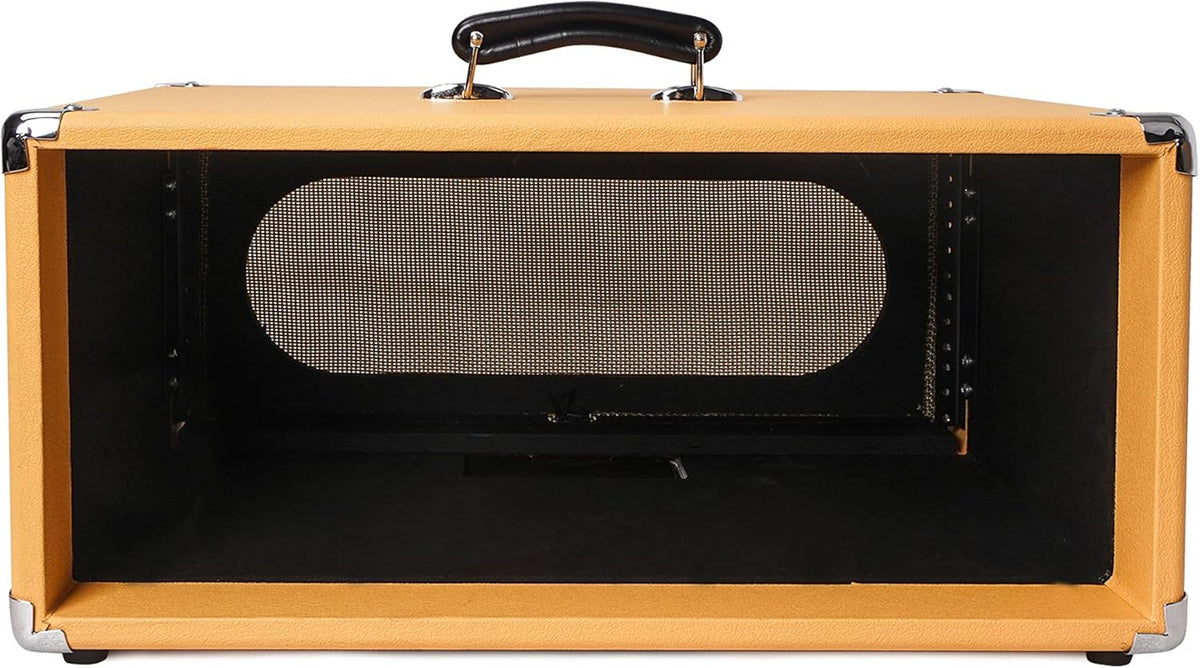 Vintage 4U Amp Rack Case, 12.5 Depth, Orange Q678