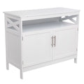 White Free Standing Kitchen Storage Sideboard Cabinet H19174
